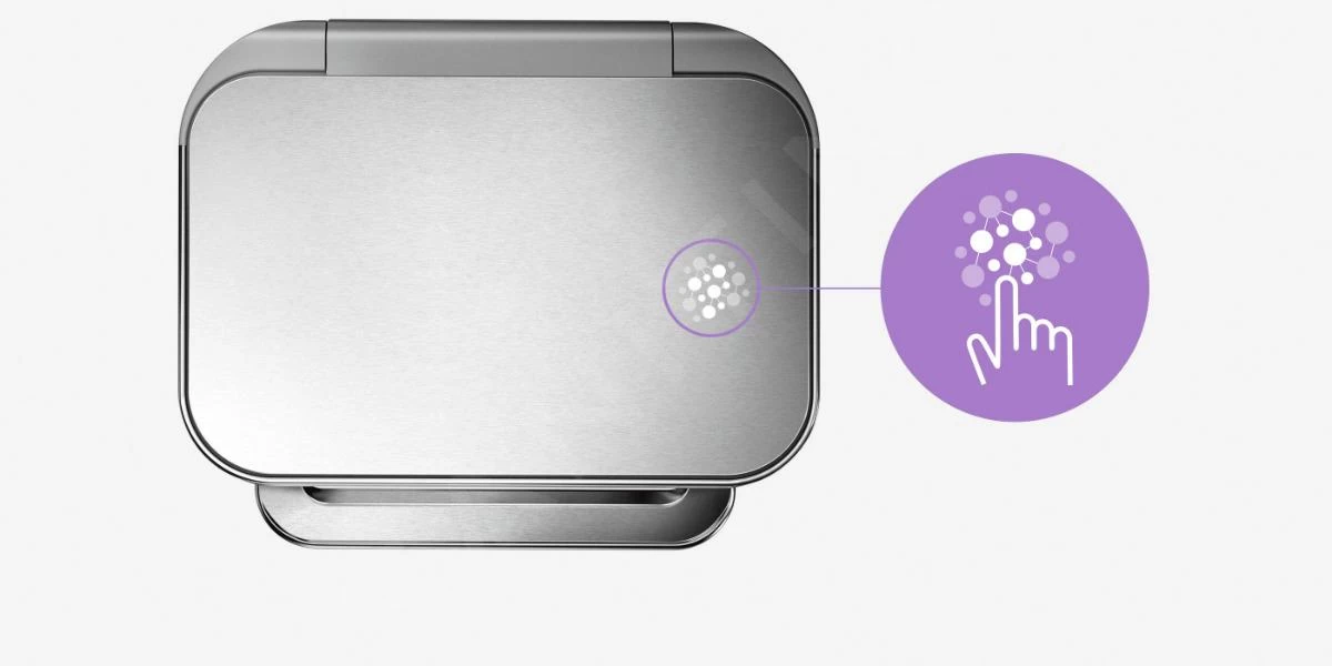 Simplehuman Pattumiere - Pattumiera Con Portasacchetti, 45 L, Bianco CW2027 8 Simplehuman Pattumiere - Pattumiera Con Portasacchetti, 45 L, Bianco CW2027 - immagine 6