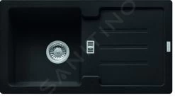 Franke Strata - Lavello In Fragranite STG 614-78, 780x435 Mm, Nero Opaco 114.0661.517