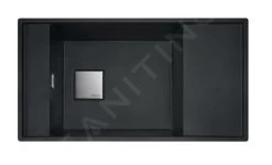 Franke Fresno - Lavello In Fragranite FSG 611-88, 877x495 Mm, Onice 114.0616.906