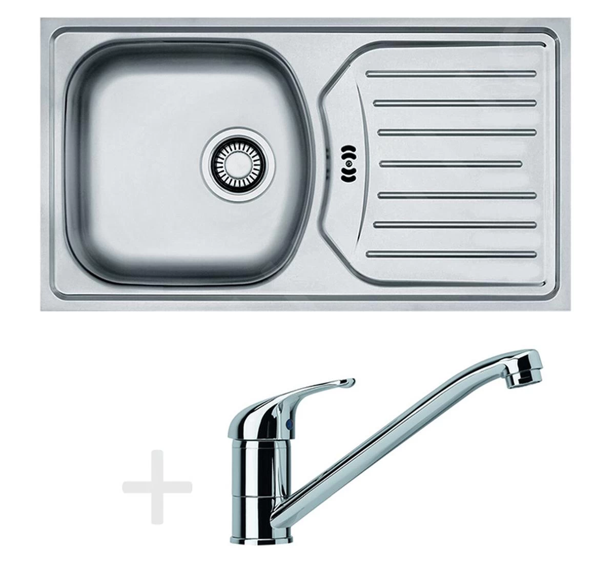 Franke Set - Set Per Cucina N34, Lavello In Acciaio Inox ETN 614 N ETHOS + Miscelatore FC 250.031, Cromo 101.0684.388 3 Franke Set - Set Per Cucina N34, Lavello In Acciaio Inox ETN 614 N ETHOS + Miscelatore FC 250.031, Cromo 101.0684.388