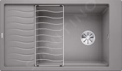 Blanco Elon XL 8 - Lavello In Silgranit, 860x500 Mm, Con Accessori, Color Alluminio 524872