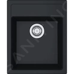 Franke Sirius - Lavello In Tectonite SID 610-40, 430x530 Mm, Nero 114.0503.041