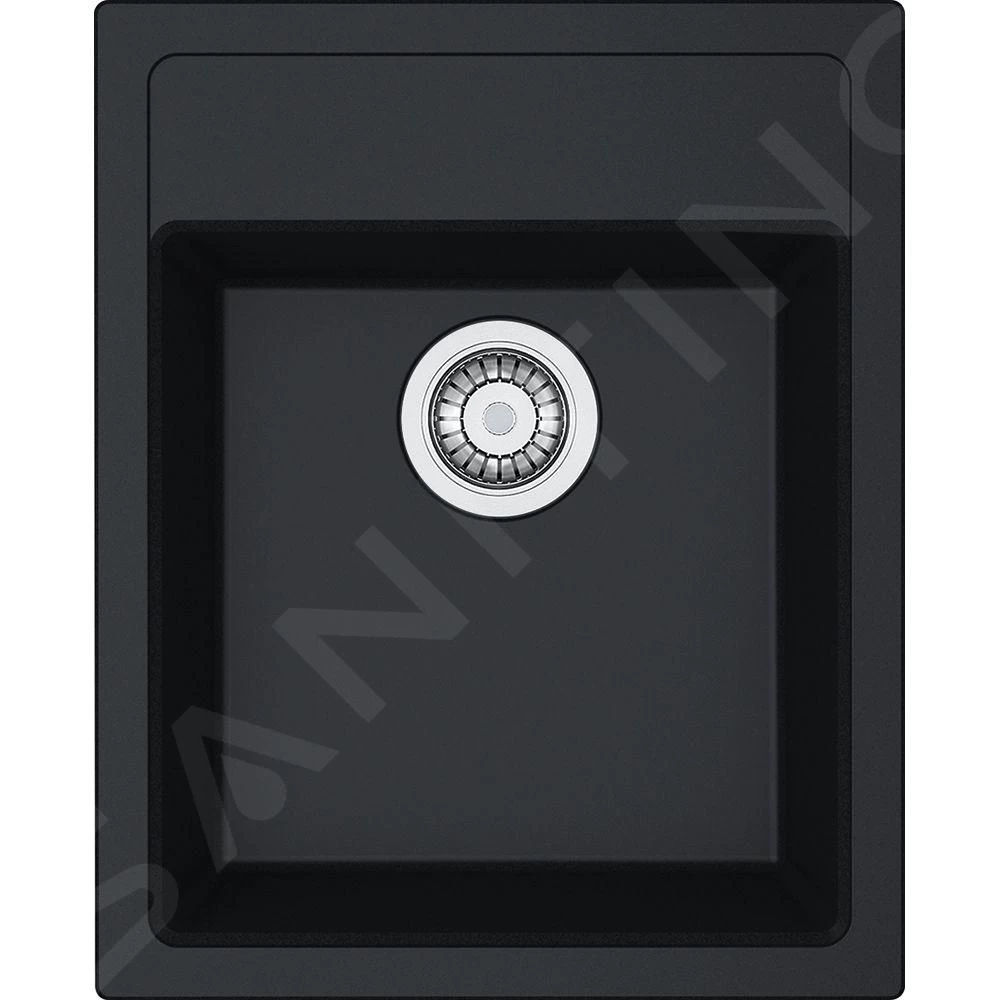 Franke Sirius - Lavello In Tectonite SID 610-40, 430x530 Mm, Nero 114.0503.041 3 Franke Sirius - Lavello In Tectonite SID 610-40, 430x530 Mm, Nero 114.0503.041