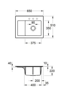 Villeroy & Boch Subway 45 - Lavello In Ceramica 65x51 Cm, CeramicPlus, Grafite 331301i4 6 Villeroy & Boch Subway 45 - Lavello In Ceramica 65x51 Cm, CeramicPlus, Grafite 331301i4 -Forniture Per Attrezzature Da Cucina f93961d28c7f1cf60cf8a853