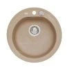 Alveus Niagara - Lavello In Granito Diametro 510 Mm, Con Comando Dello Scarico, Beige 1076855