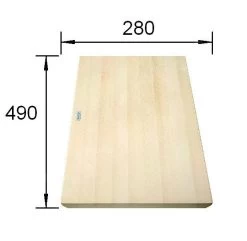 Blanco Accessori - Tagliere Collectis, 490x280 Mm, Acero 235844 -Forniture Per Attrezzature Da Cucina fa70a08359fd855938f271d2