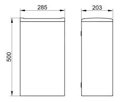 Keuco Collection Moll - Pattumiera Scoperta, A Parete, Antracite/cromo 12788010001 -Forniture Per Attrezzature Da Cucina fb23ff85bc0c75d3192eed54 1