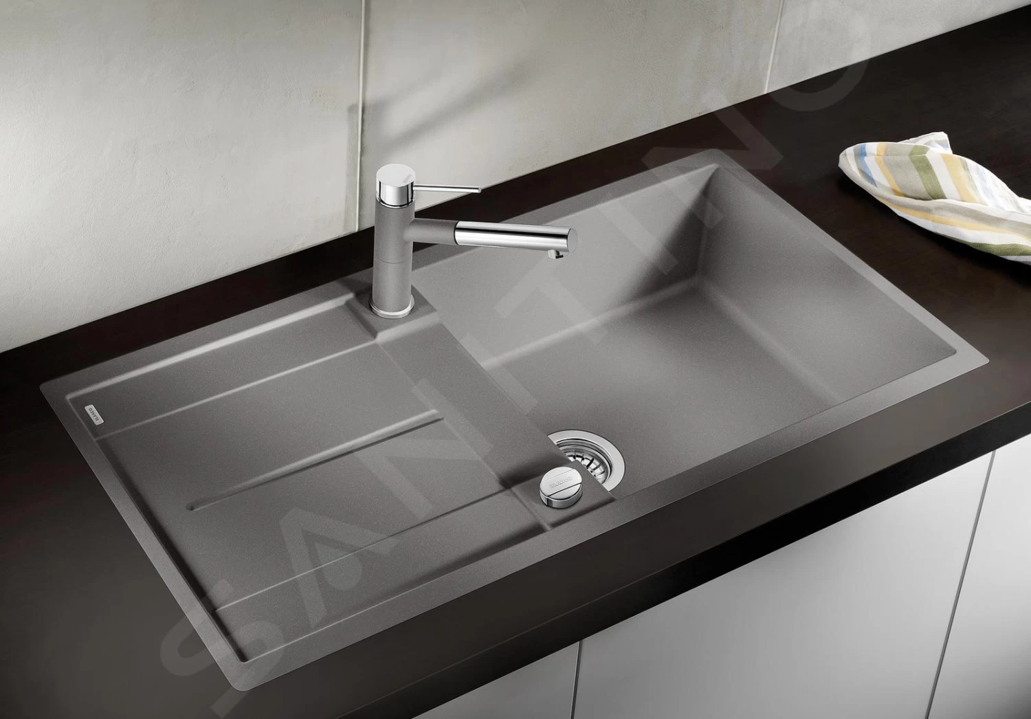 Blanco Kano S - Miscelatore Da Lavello Con Bocca Di Erogazione Estraibile, Color Alluminio/cromo 525039 5 Blanco Kano S - Miscelatore Da Lavello Con Bocca Di Erogazione Estraibile, Color Alluminio/cromo 525039 - immagine 3